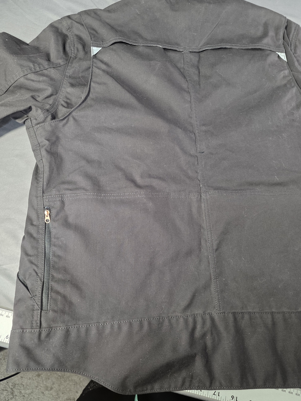 Levi's Biker Commuter Jacket Men's XL Black Hidden Hood Reflective Commuter Coat - Picture 6 of 16